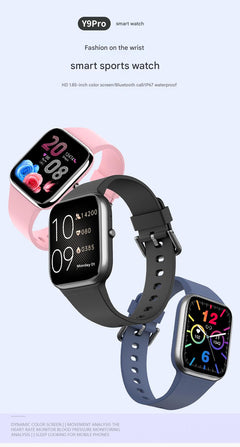 Smart Fitness Tracker Watch charging with magnetic charger
