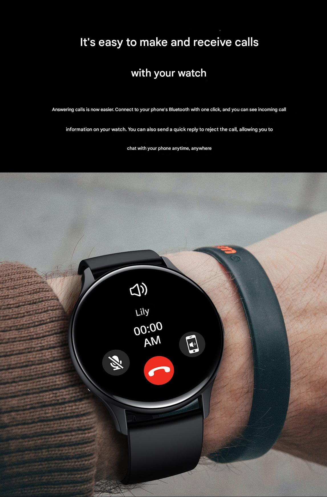 HK89 smartwatch with Bluetooth calling feature