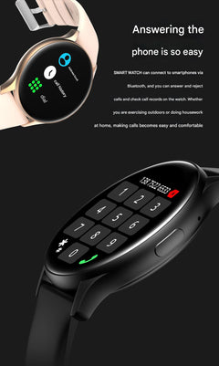 HK89 smartwatch in pink colour option
