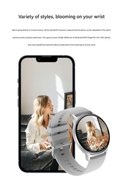 HK89 smartwatch with charging cable and magnetic charger
