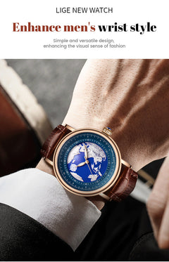 LIGE wristwatch close-up detail
