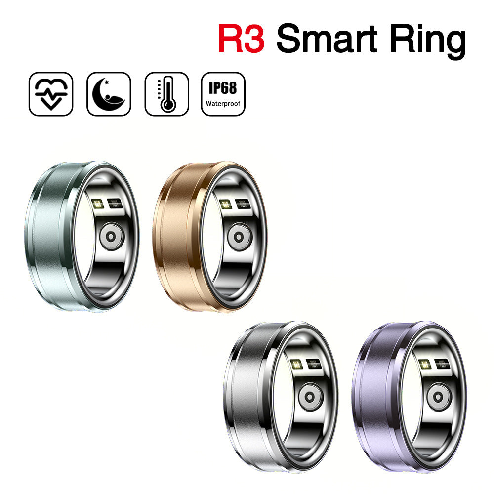 Smart Health Ring R3 displayed in different angles