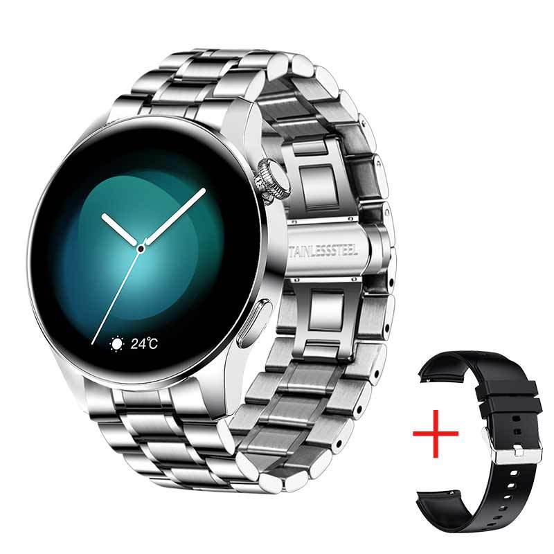 waterproof sports watch in action