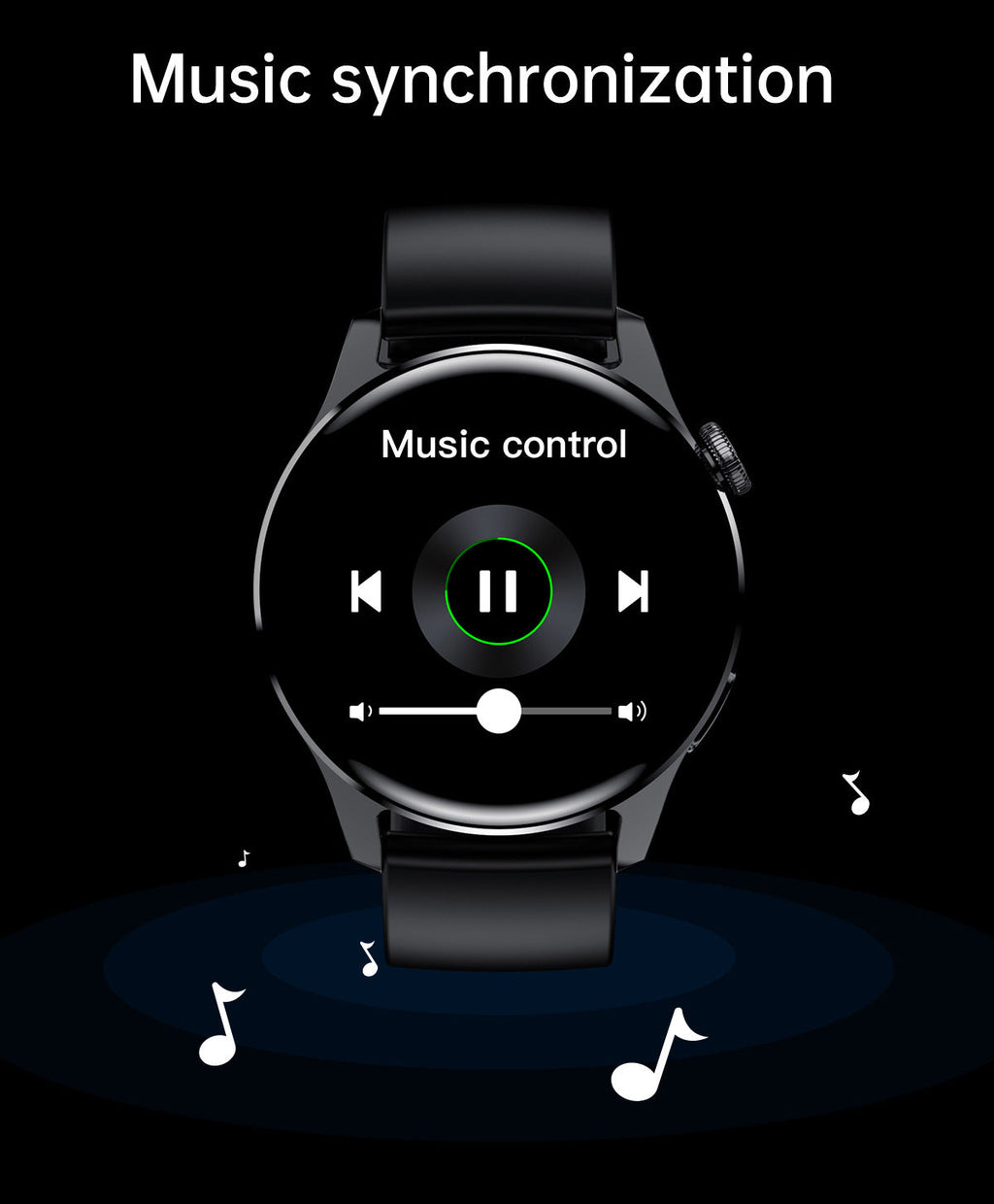 close up of LIGE watch features