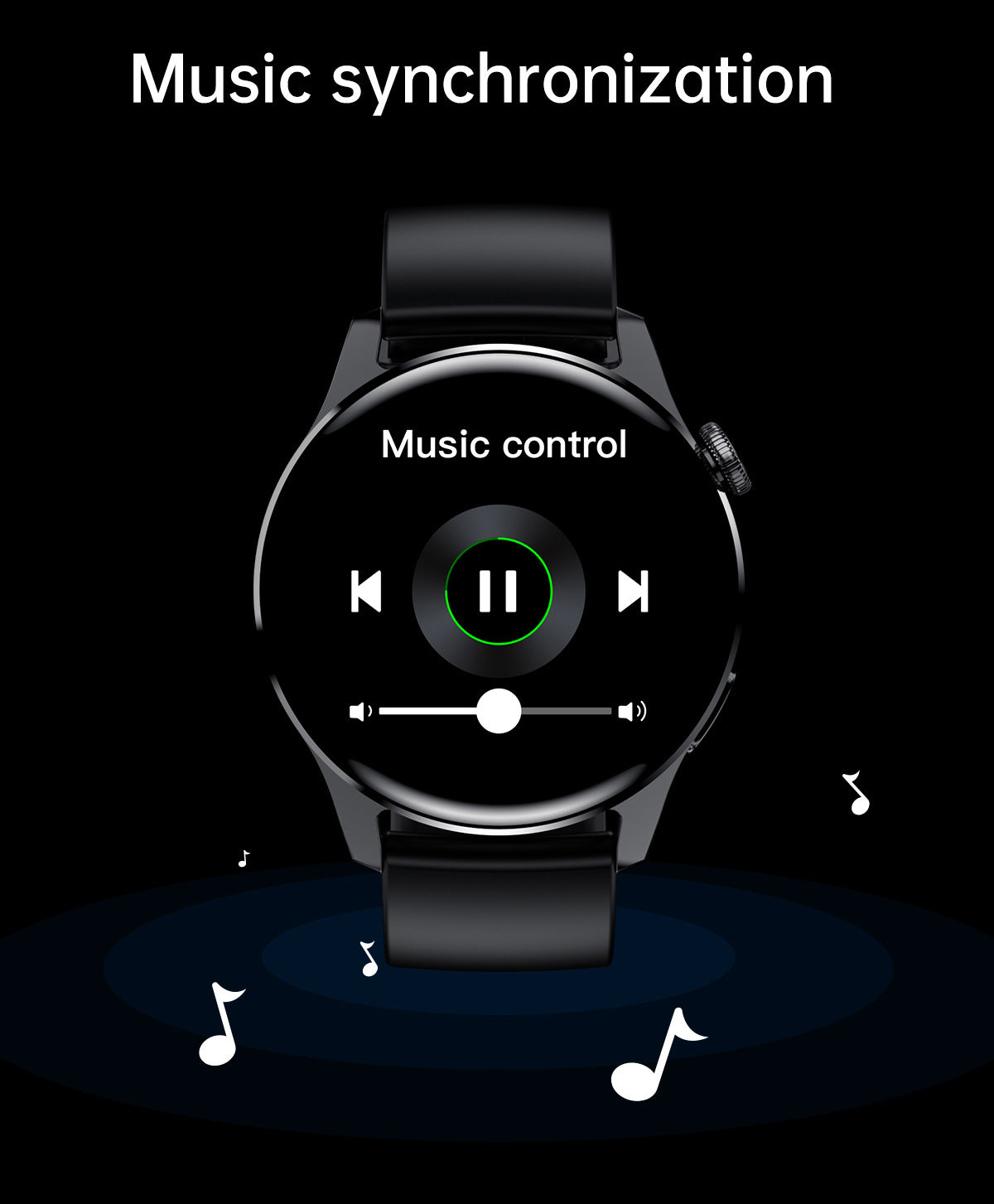 close up of LIGE watch features