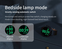 LIGE Bluetooth sports watch front view