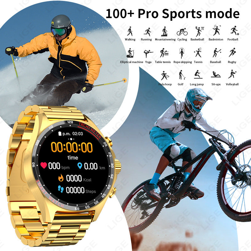 LIGE smartwatch on wrist