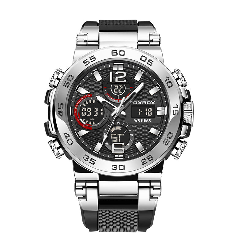 Sleek look of analog and digital watch