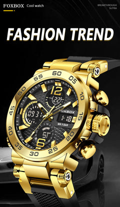 Dual display feature of FOXBOX sports watch