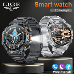 Close-up of the waterproof sports watch