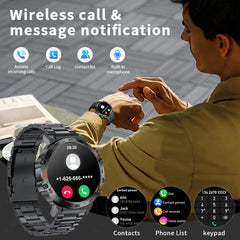 Silicone strap on sports watch