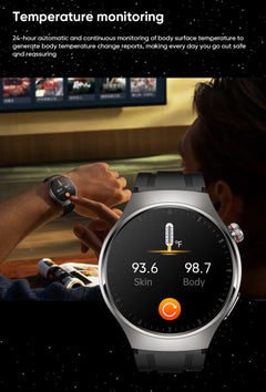 LIGE smartwatch side view showcasing design