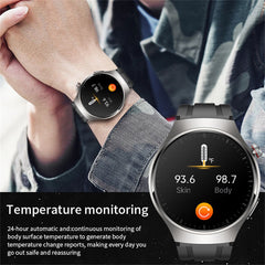 LIGE smartwatch on wrist with features display