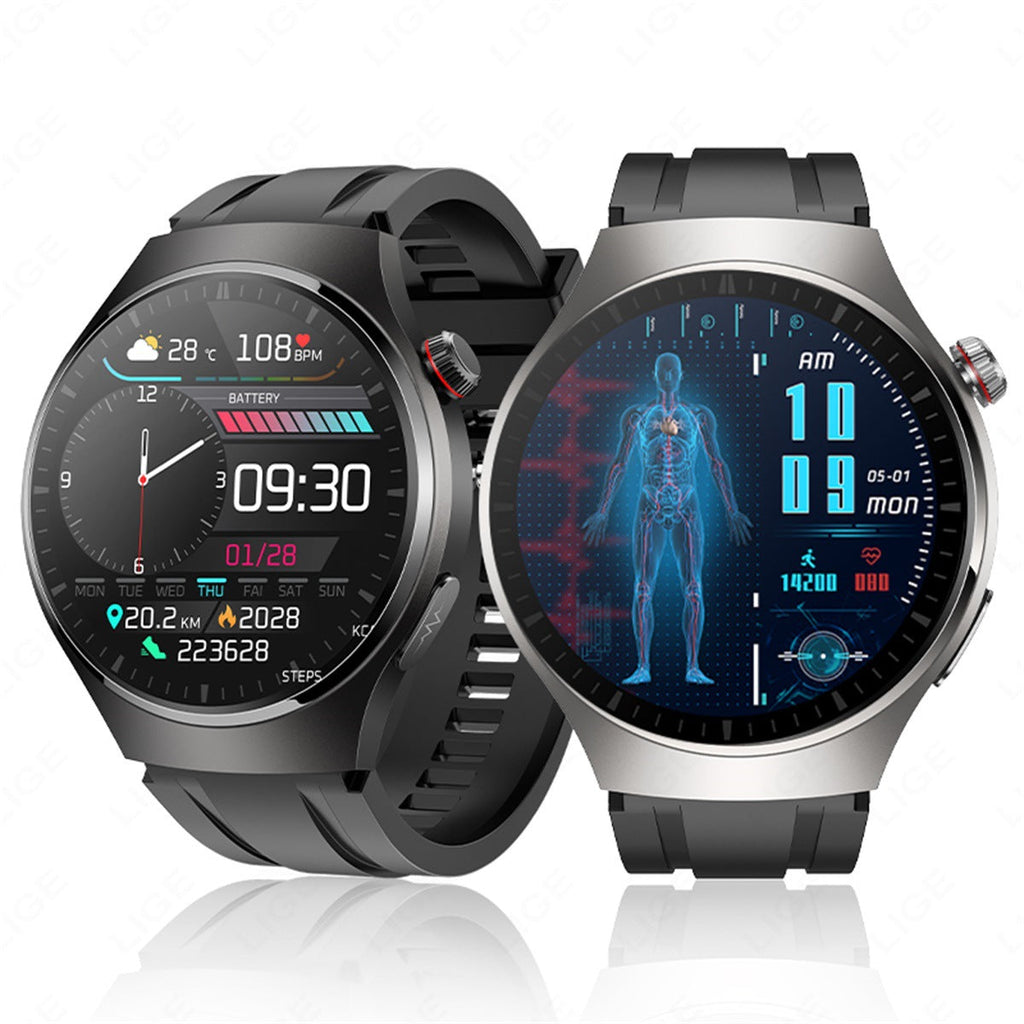 LIGE smartwatch charging method illustration