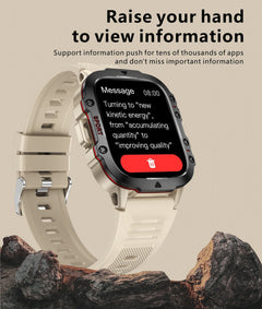 Smartwatch displaying heart rate monitoring