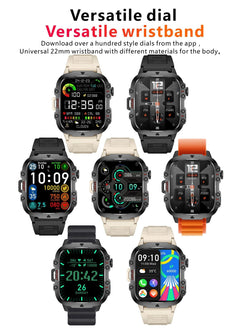 Customisable men's smartwatch in various colours