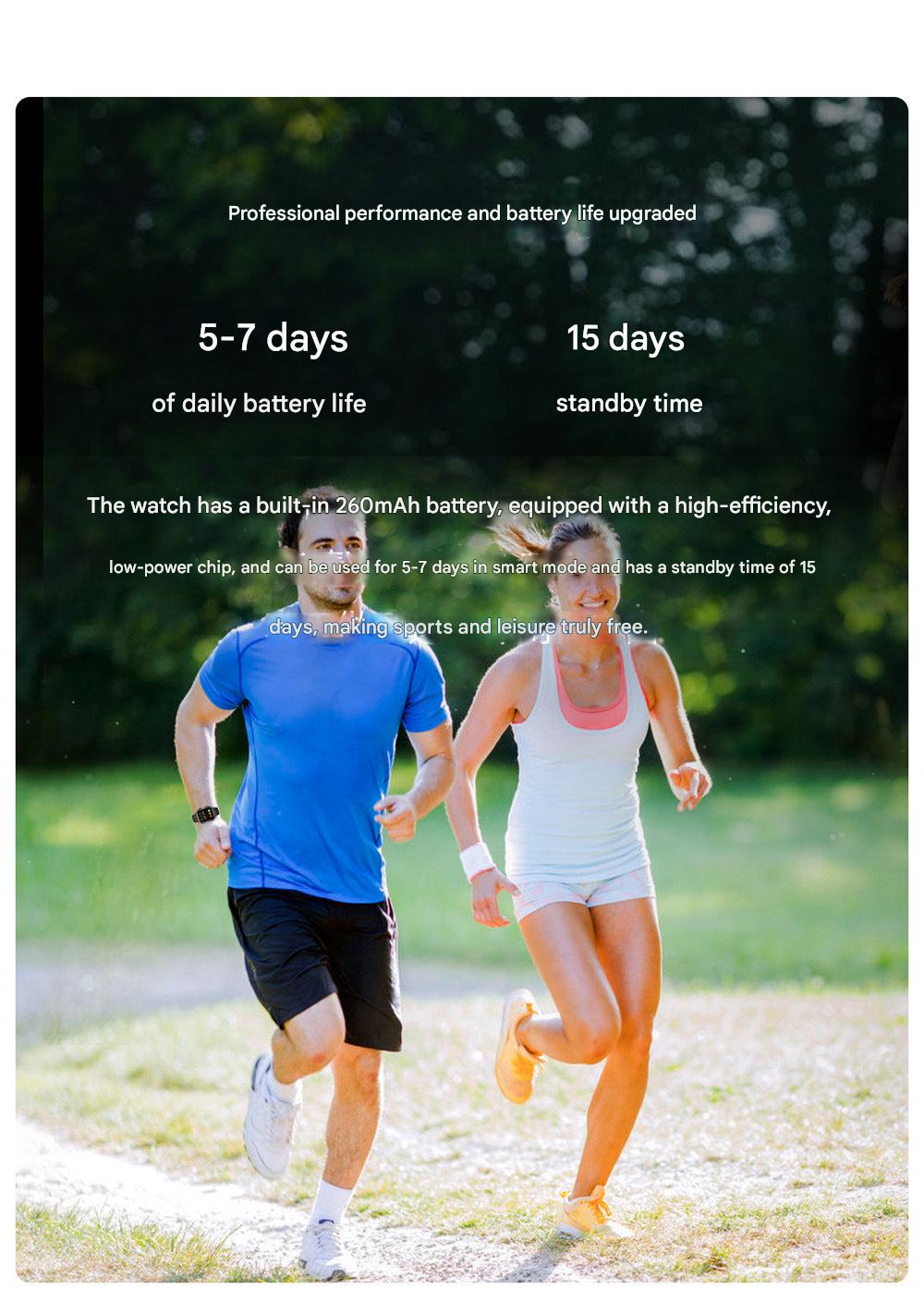Smart Fitness Watch Bluetooth Calling Feature