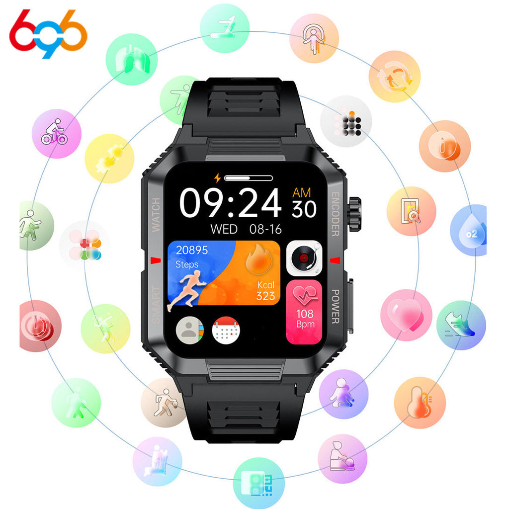 Close-up of Smartwatch Touchscreen