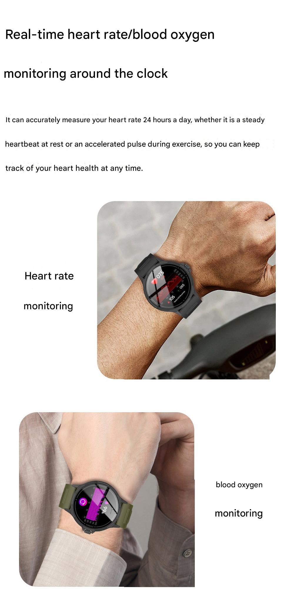 Y25 Smartwatch showing health metrics