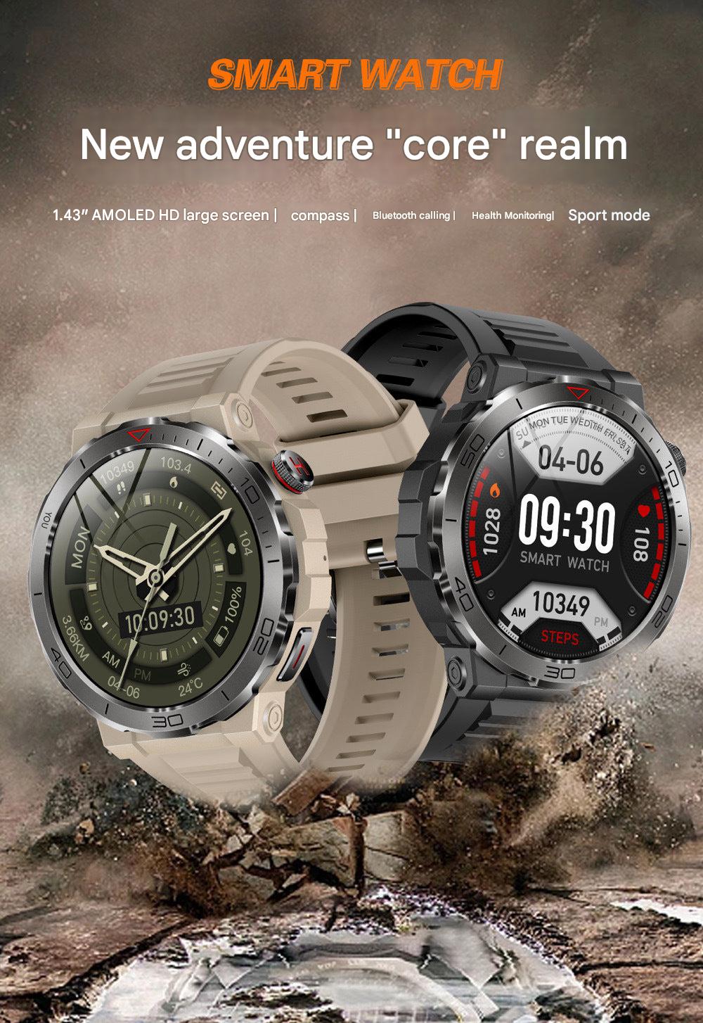 MK68 Smart Fitness Watch front view