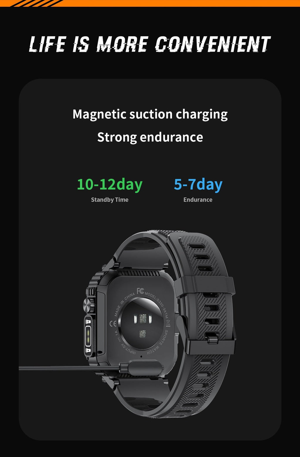 Smart Bluetooth Watch front view image