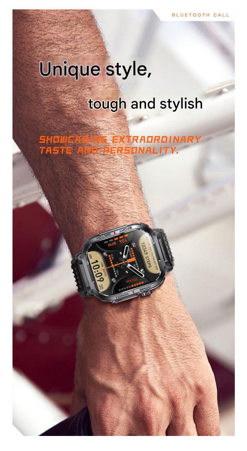 Smartwatch compatible with Android displayed
