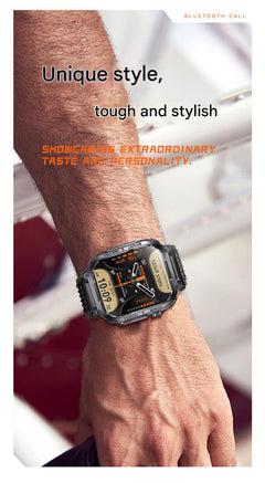 Smartwatch compatible with Android displayed
