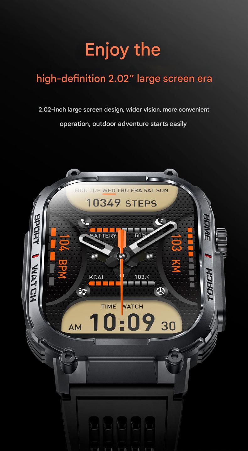 Smartwatch compatible with Android displayed