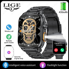 LIGE smartwatch side view showing design