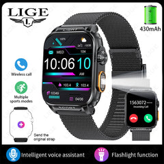 LIGE smartwatch lifestyle image during exercise