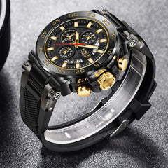 LIGE watch on wrist in casual setting
