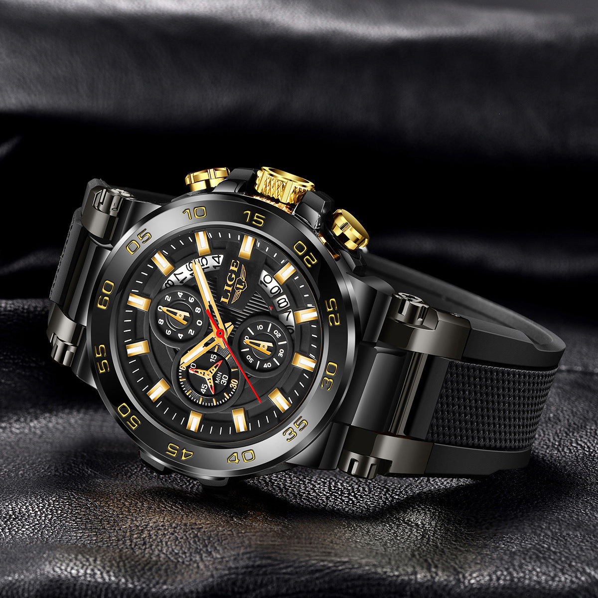 LIGE watch displayed in professional setting