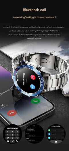 Smartwatch with stylish silicone straps