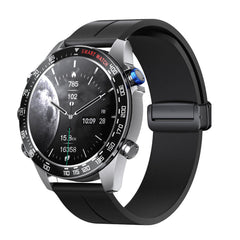 Smartwatch back view with sensor details