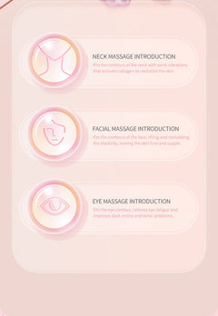 Ultrasonic Facial Massage Device on a bathroom counter