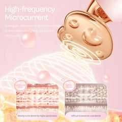 Ultrasonic Facial Massage Device side view
