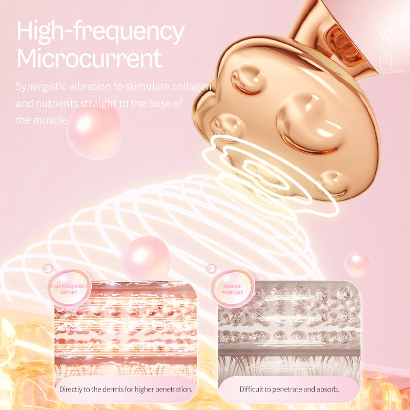 Ultrasonic Facial Massage Device side view