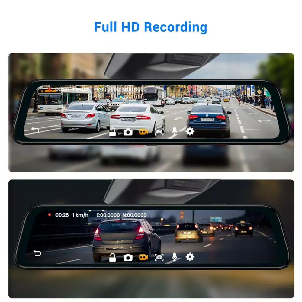 Display of video recording example from dash cam