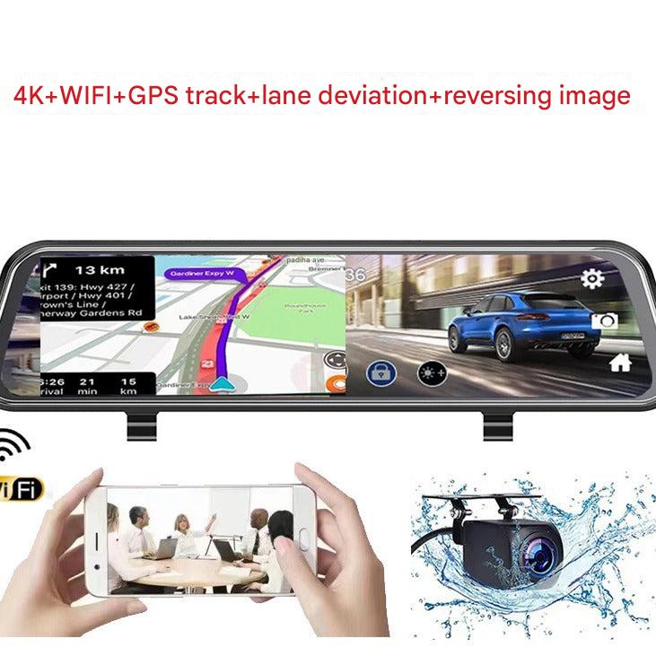 Display of video recording example from dash cam