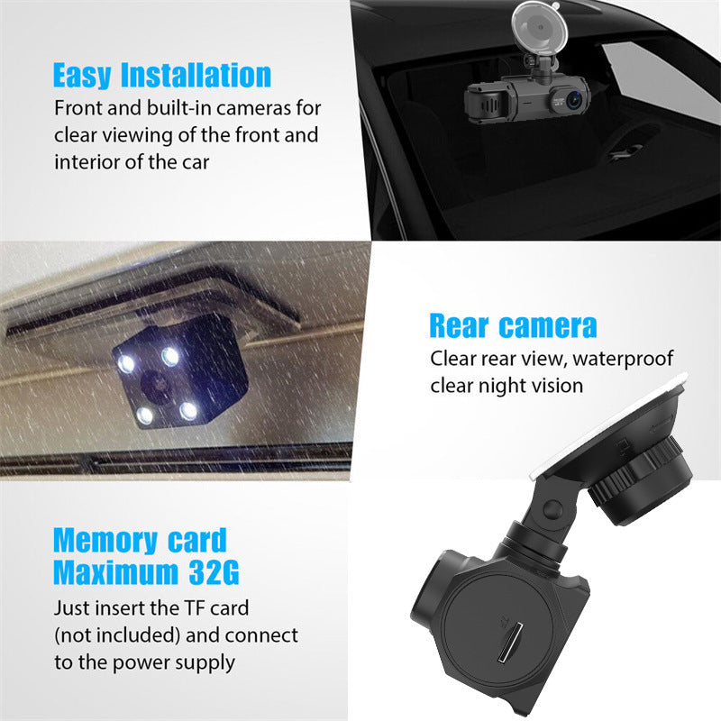 Interior display of the dash cam