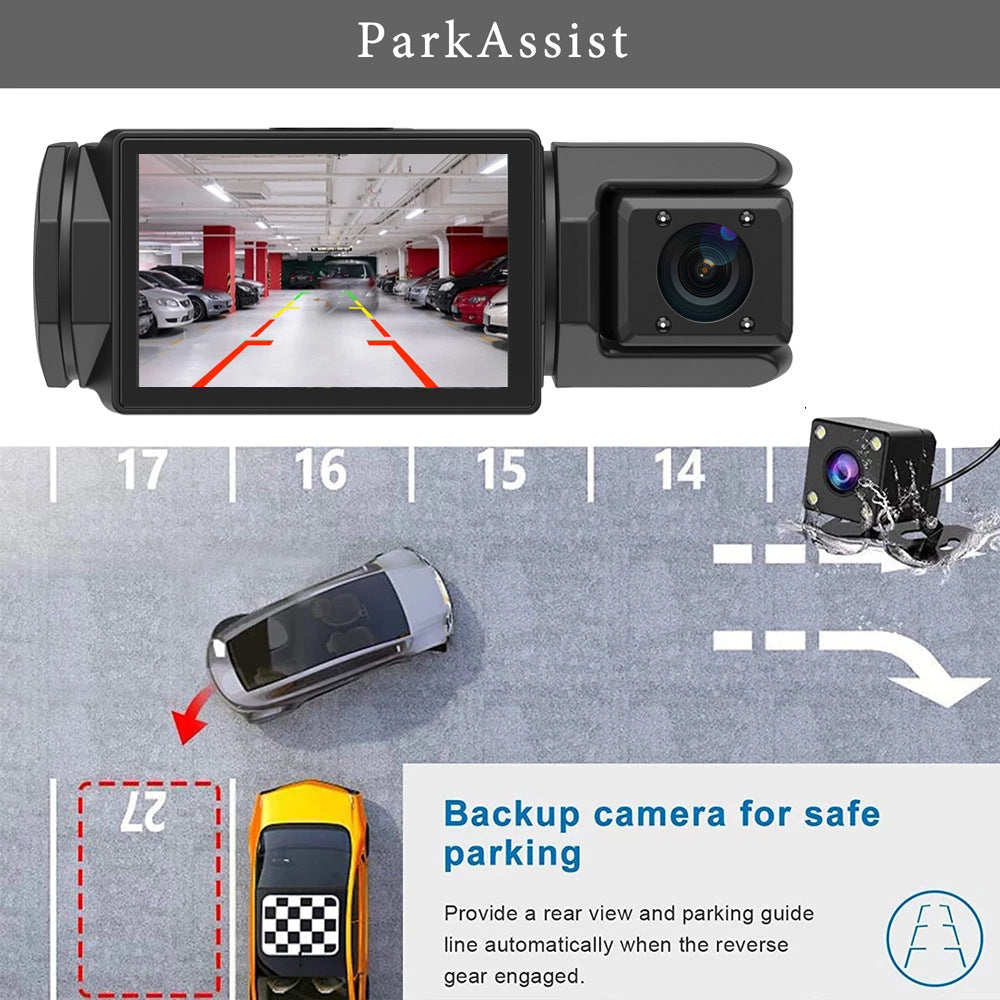 Display configuration of dash cam