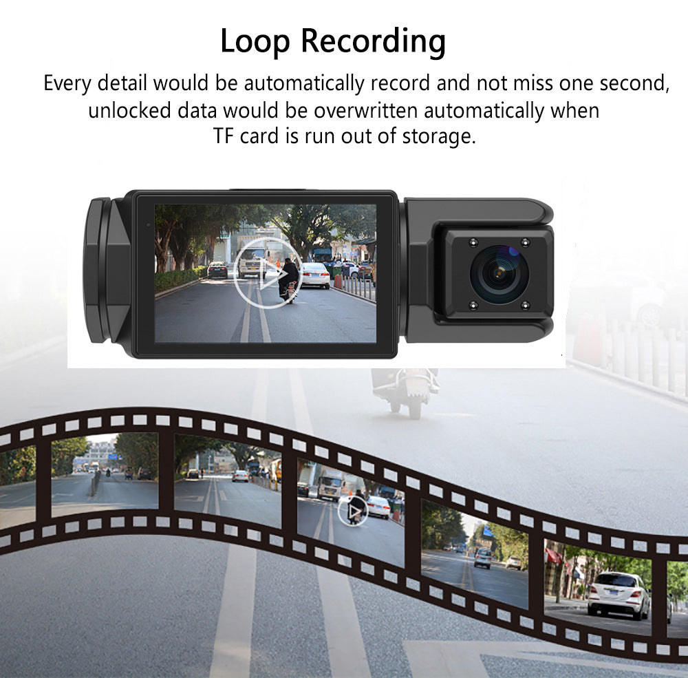 1080P dash cam front view image