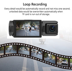1080P dash cam front view image