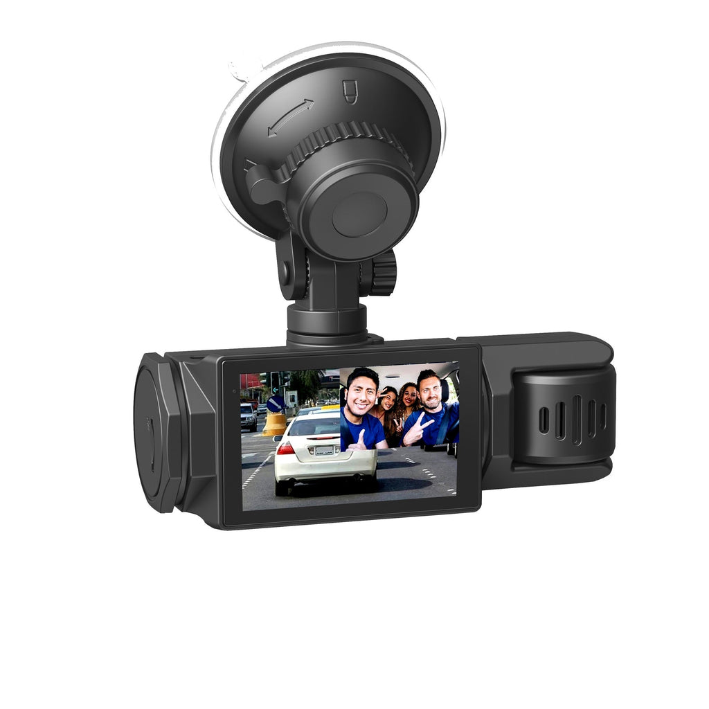 Dash cam recording in action