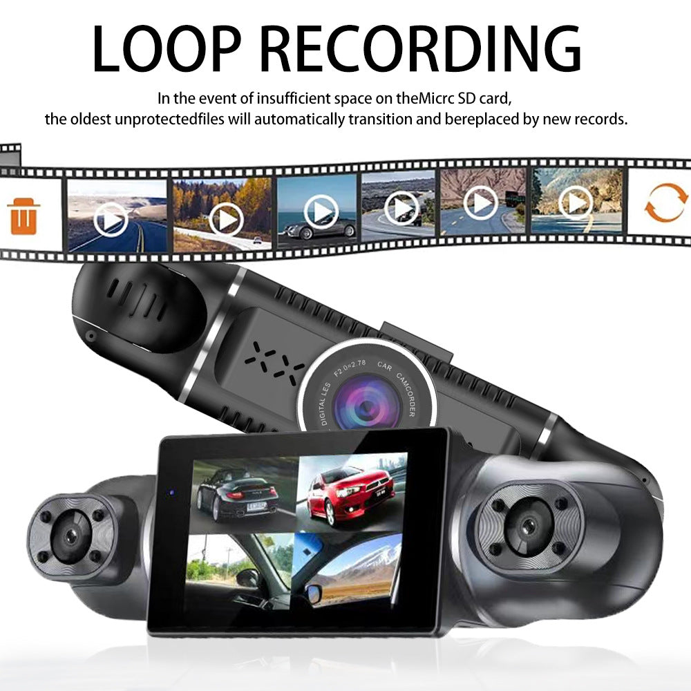 Yuecai 4-Channel Dash Cam for Safety
