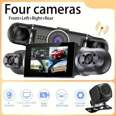 Yuecai 1080P Dash Cam Side View