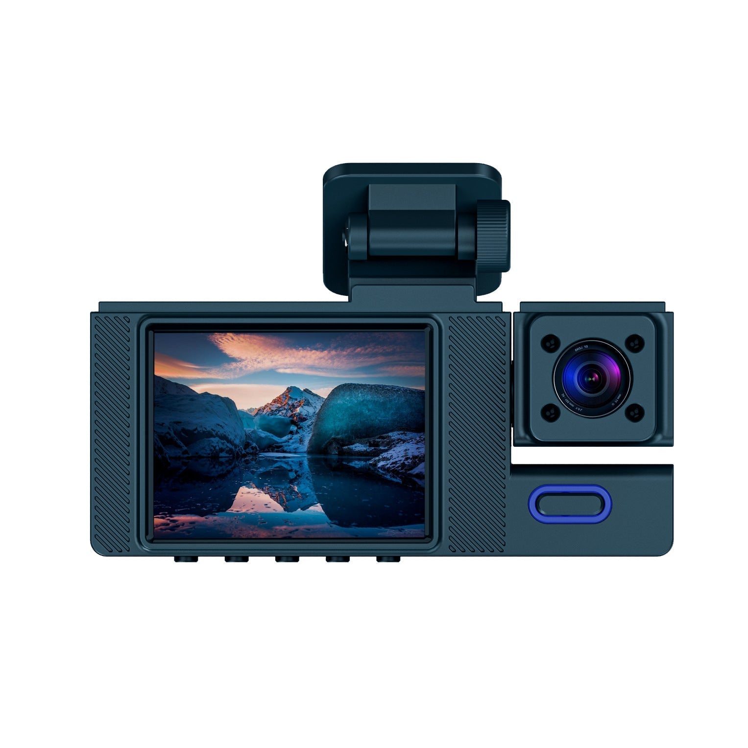 Compact 2-inch display of dash cam