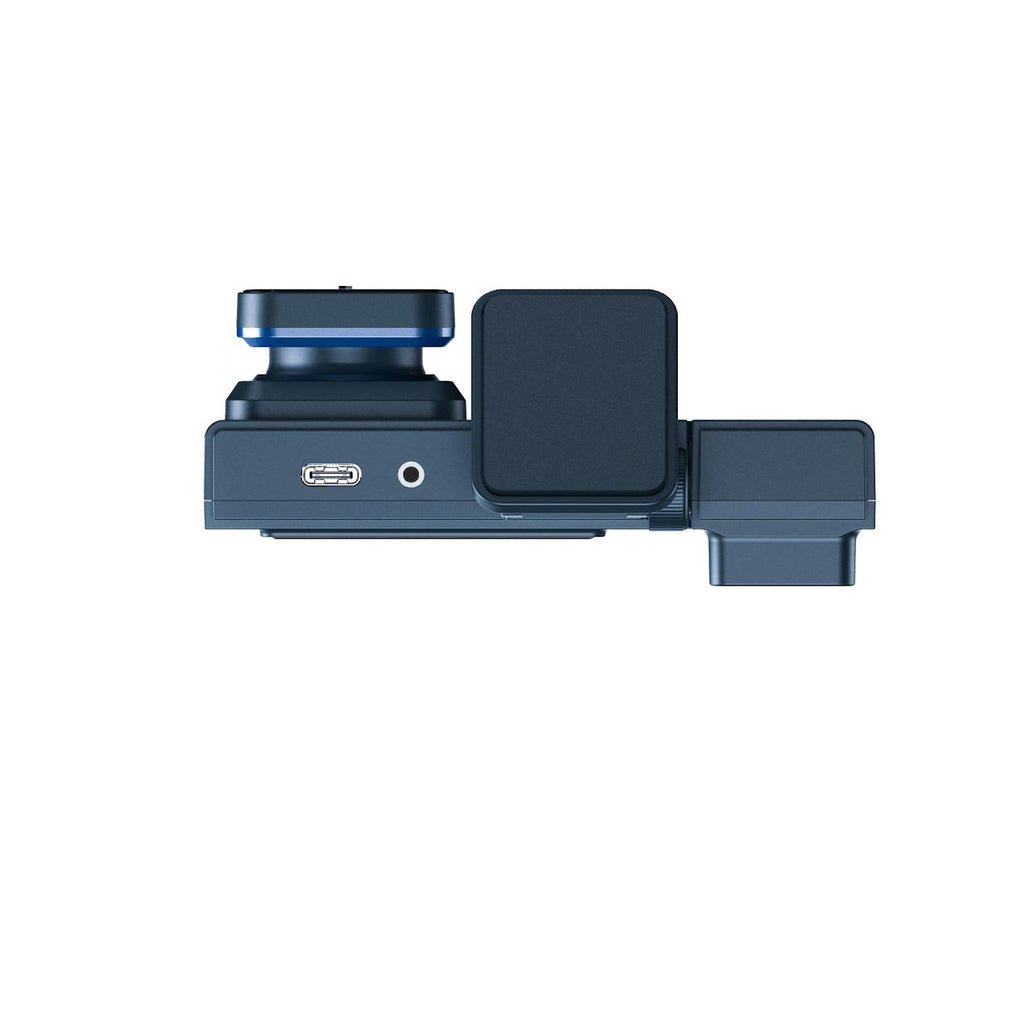 Triple lens dash cam interior view