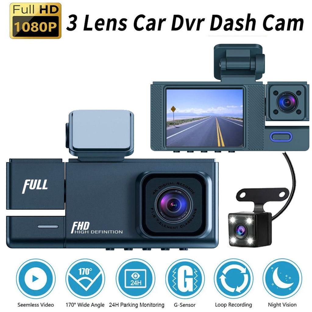 Rear view angle dash cam