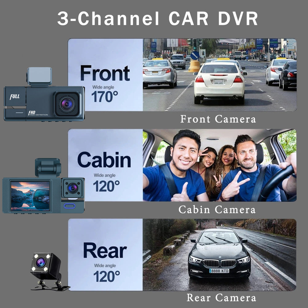 Dashboard view with dash cam